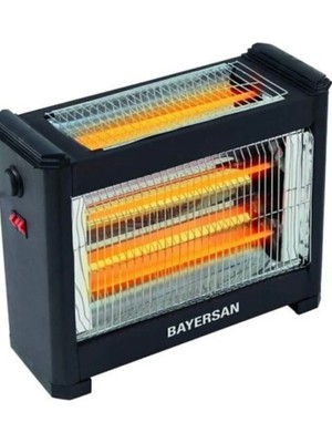 Bayersan 3001 Elektrikli Isıtıcı Soba 1800 W İç Mekan Kullanımı İçin Şömine Görünümlü