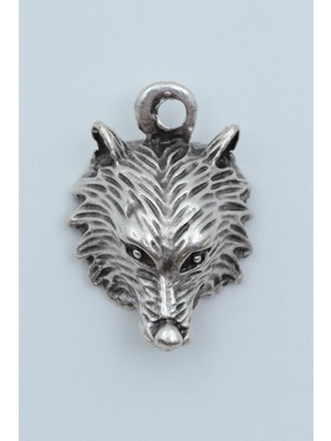 Alooya Tilki Gümüş Kaplama Kolye Ucu