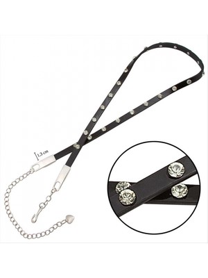 Marsilyan Klasik Deri Taşlı Kemer