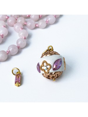 THEIA GemWorks Vena – Pembe Kuvars Kolye