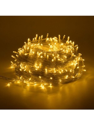 Empressco 100 Ledli Fişli Dekor Işık, Sarı, Yılbaşı Ağacı ve Ev Dekorasyonu Için Parlak Led.