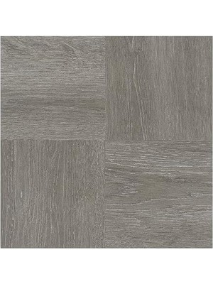 Storemax Tivoli Kendinden Yapışkanlı Yer Karosu, 45 - 30,48 cm x 30,48 Cm, Kömür Grisi Ahşap - Soyma ve Çubuk, Mutfak, Yemek Odası, Yatak Odası, Bodrum ve Banyolar Için Kendin Yap Zemin,