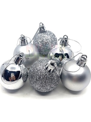 Empressco Yılbaşı Çam Ağacı Süsü 20 Top, Parlak ve Renkli Yılbaşı Süsü Seti