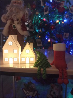 Empressco Yılbaşı Dekorasyon Seti, LED Mumlu Çorap ve Ağacı, Renkli, 2 Parça