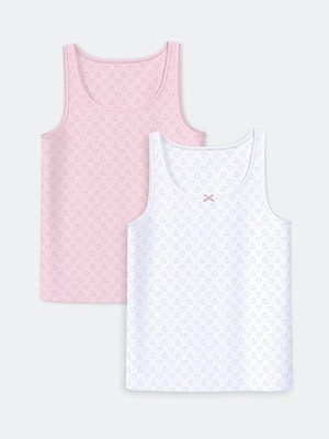 Lc Waikiki Yeni Sezon Bisiklet Yaka Kız Çocuk Atlet 2'li