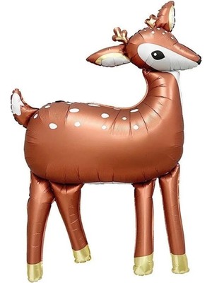 Empressco Yılbaşı Büyük Geyik Folyo Balon, Kahverengi, Parti Süsleri