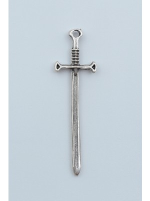 Alooya Kılıç Gümüş Kaplama Kolye Ucu