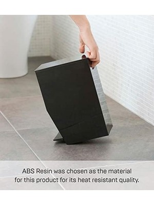 Storemax Çöp Kutusu, Plastik, Siyah, 19 x 12 x 27,5 cm