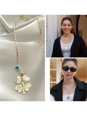 Maren Store Oyuncu Leyla Çelik Yonca Kolye (Uzun Boy)