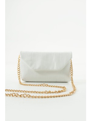 Nbi Bags Uzun Zincirli Krok Clucth Jake Kadın El ve Omuz Çanta