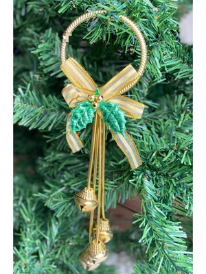 Empressco Şık Kapı ve Duvar Süsü, Çam Ağacı ve Çelenk Dekorasyonu