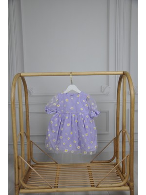 ministok Linda Papatyalı Kız Çocuk Elbise