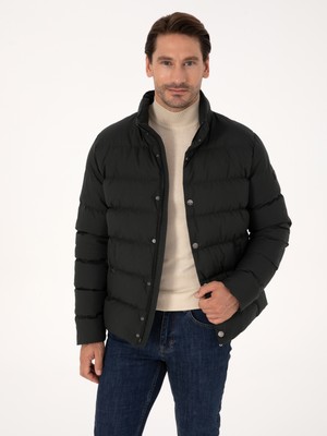 Cacharel Erkek Haki Geniş Kapütone Kapüşonlu Mont 50319254-VR027