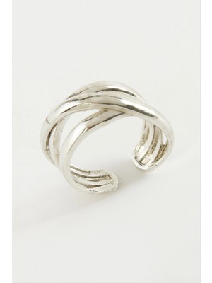 Marsilyan Burgulu Metal Yüzük