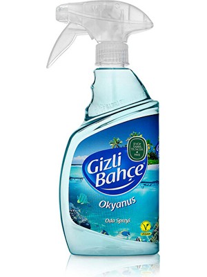 Gizli Bahçe Yeni Nesil Oda Spreyi Okyanus 500 ml Pet Şişe (3 Adet)