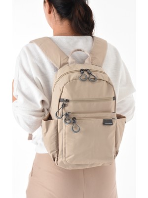 Sanmorris Su Geçirmez Kumaş Hafif Günlük Seyehat Okul Sırt Çantası