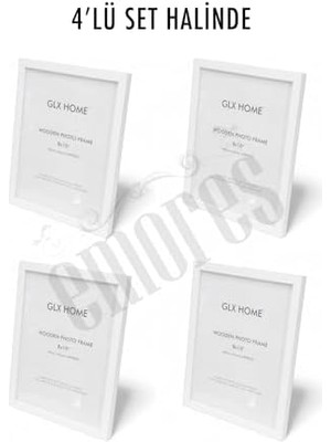 Storemax Ahşap Resim Çerçevesi 4'lü Set Halinde 20 x 25 cm Boyutunda