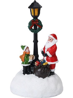 Koopman Ledli Işıklı Noel Figürlü Yılbaşı Süsü
