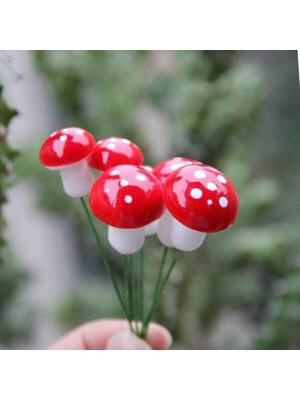 Empressco Renkli Dekoratif Mantar Seti, 24 Parça, Yılbaşı Teması, Eğlenceli Süsler