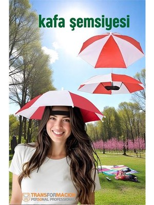 Fantastik Store Hsnet Kafa Şemsiyesi Güneş Koruma Şemsiyesi Relax Eller Serbest 4 Mevsim Kafa Şemsiyesi