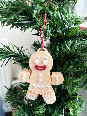 Empressco Bej Renkli Kurabiye Adam Yılbaşı Ağacı Süsü, Şık ve Sevimli Dekorasyon Seçeneği