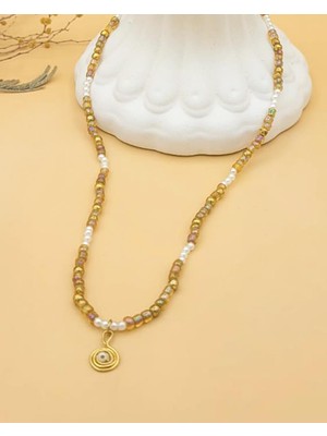 Nevoka Golden Pearl Harmony Kolye