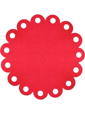 Empressco Kırmızı Keçe Yılbaşı Süsleri Amerikan Servisi, 2 Adet, Renkli, Dekorasyon Için.