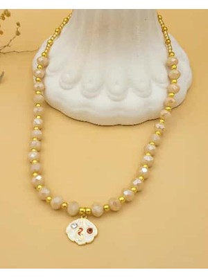 Nevoka El Yapımı Altın Göz Kolye