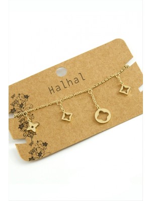 Marsilyan Çiçek Lüks Çelik Halhal