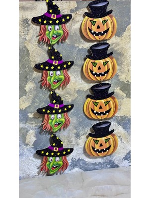 Empressco Siyah Cadılar Bayramı Duvar Süsü, Eğlenceli ve Şık Dekorasyon Seçeneği