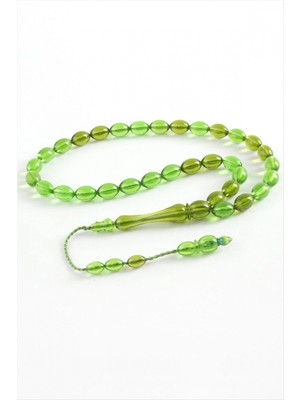 Marsilyan Zeytin Şekilli Plastik Tesbih 8*11 mm