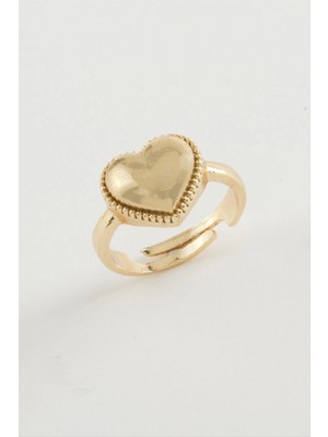 Marsilyan Kalp Metal Yüzük