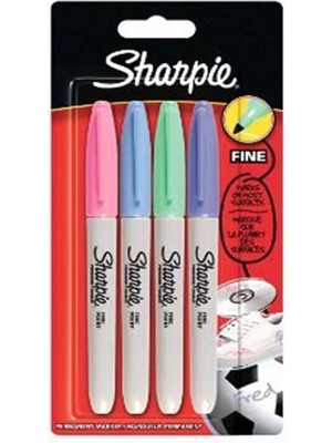Kitabevimden Sharpie Markör Permanent Fine Pastel Renkler 4 Lü 2065402