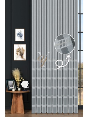 Yunilla 9205 Tül Perde V-03 Gold