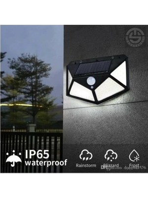 Buğz Solar Bahçe Aydınlatma Lambası 100 LED