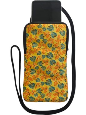 Wallery Bags Desenli Askılı Telefon Çantası – Cüzdan & Boyun Çantası