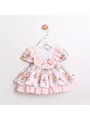 ministok Chelsea Çiçekli Kız Bebek Elbise
