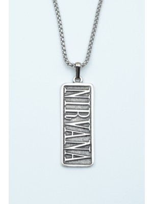 Alooya Nirvana Gümüş Kaplama Örme Zincir Kolye