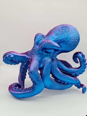 CHARM3D Özel Tasarım Ahtapot Şişe Tutucu - Dekoratif Masaüstü Içki Standı ve Şaraplık (3d Baskı)