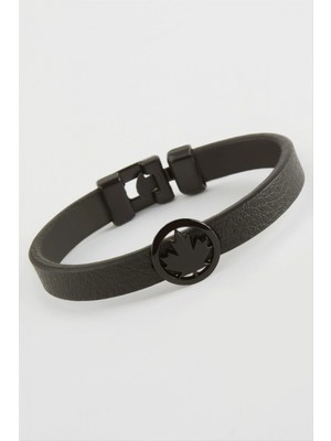 Marsilyan Yaprak Kaliteli Suni Deri Bileklik