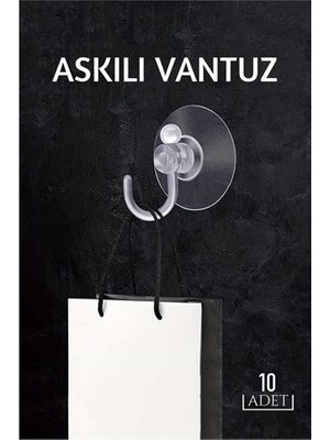 Fantastik Store Turk Askılı Vantuz 10 Adet