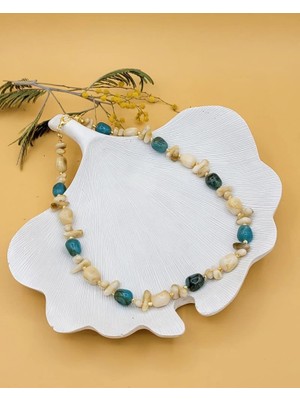 Nevoka Karışık Geometrik Şekilli Renkli Akrilik Kolye