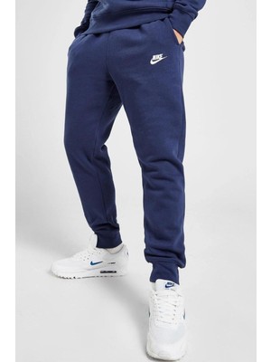 Nike Nsw Clup Jogger Erkek Lacivert Şardonlu Eşofman Altı