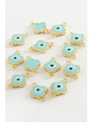 Marsilyan Çiçek Çift Kulplu Mineli Bileklik ve Kolye Ucu Aparatı 1 Adet