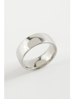 Marsilyan Çelik Alyans Yüzük 8 mm