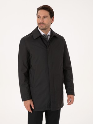Cacharel Erkek Siyah Gömlek Yaka Dolgulu Mont 50317522-VR046