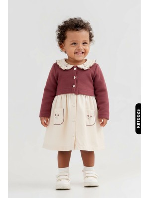 Moonstar Kız Çocuk Elbise 9-24 Ay 52095