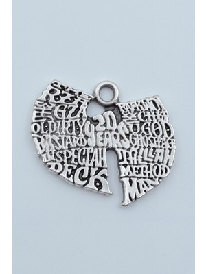 Alooya Wu Tang 20 Year  Gümüş Kaplama Kolye Ucu