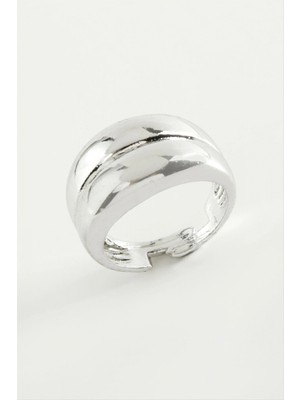 Marsilyan Çift Sıra Metal Yüzük