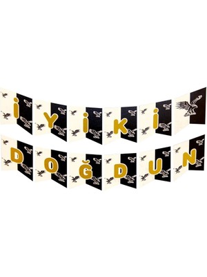 Zenviva Taraftar Siyah Beyaz Banner